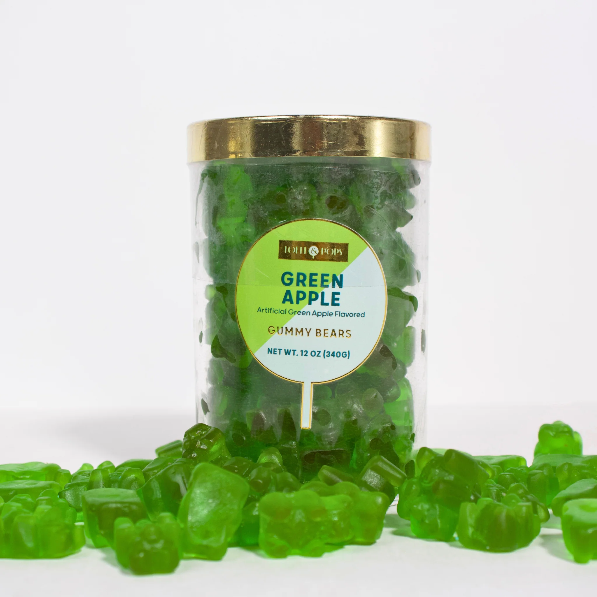 Green Apple Medium Gummy Tube - Image 2