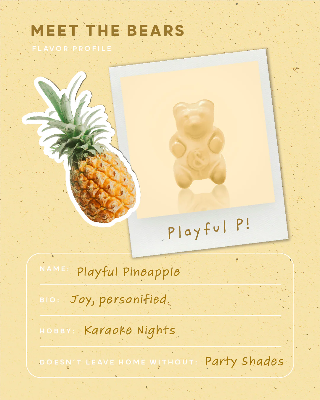 L&P Pineapple Gummy Bears - Image 3