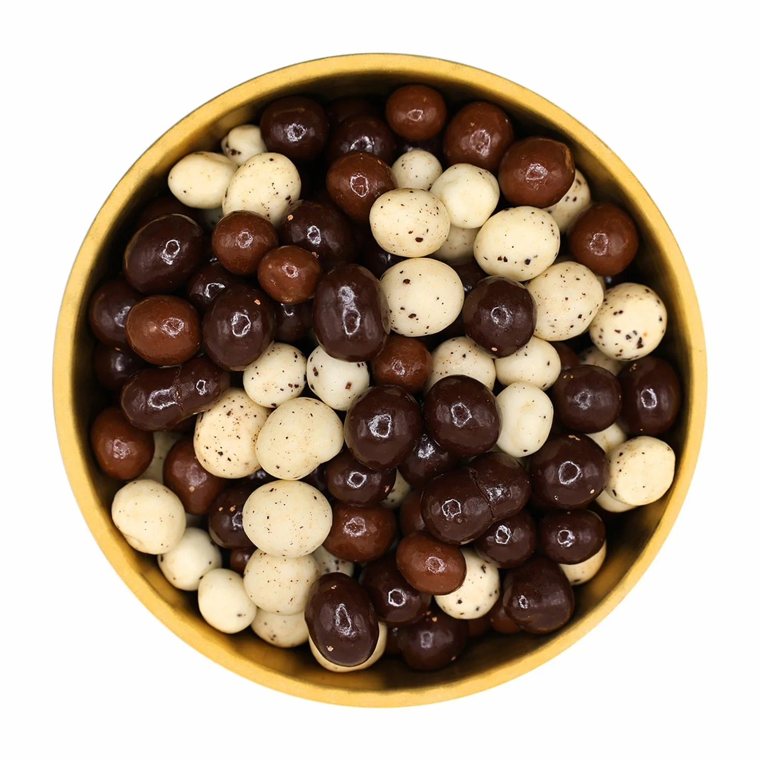 Tri Colored Chocolate Covered Espresso Beans